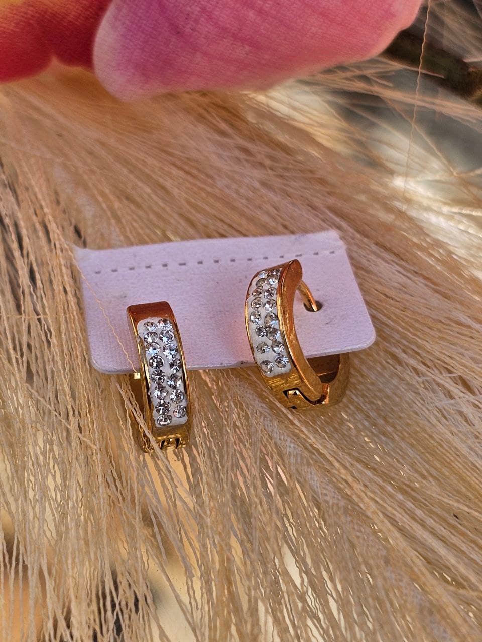 Round Stainless Steel Earrings thumbnail 1