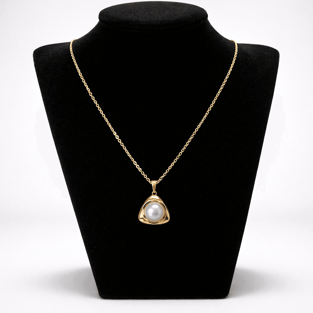 Large Pearl Pendants Necklace Women thumbnail 2