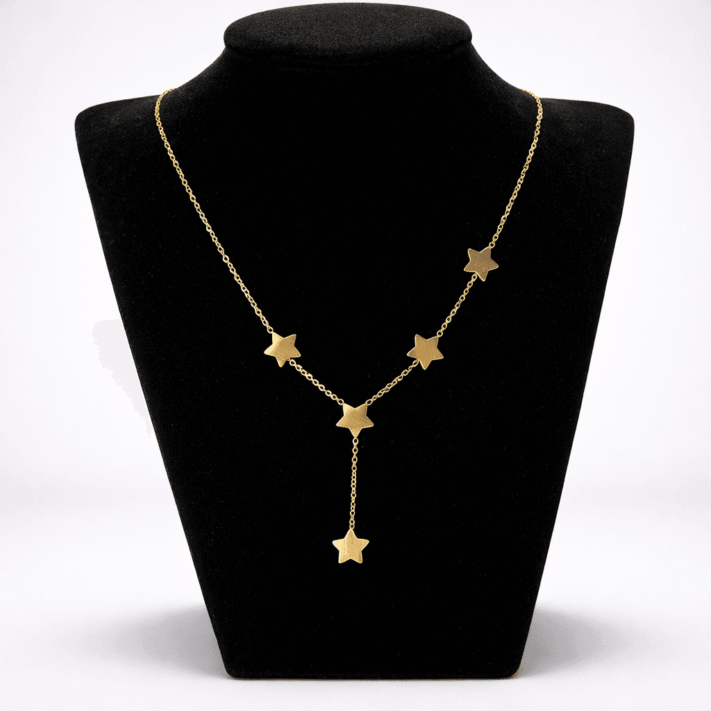 Multi Star Y Shape Necklace thumbnail 2