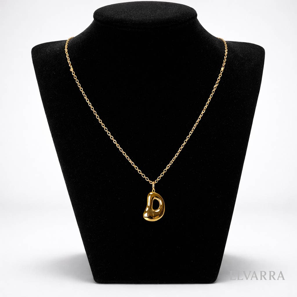 Balloon Bubble Chubby Stainless Steel Necklace Cute D Edition Pendant thumbnail 2