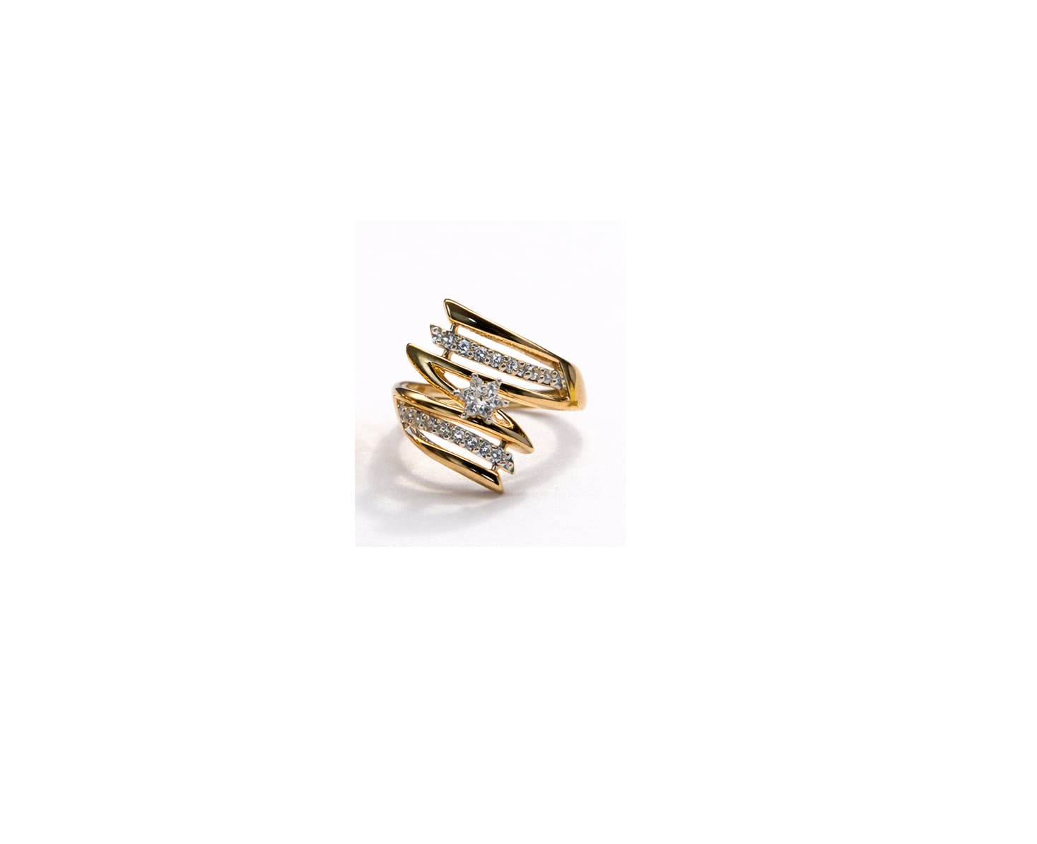 Multisteps star ring free size thumbnail 2